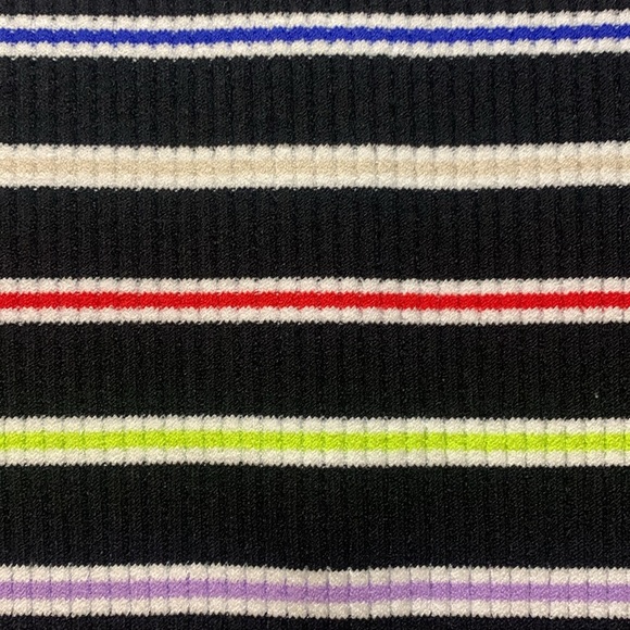 Milly Striped Knit Ribbed Bodycon Long Sleeve Dress Size 0-2 (Milly Size P) - Picture 8 of 13